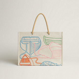 大人気！海をのせたようなデザイン【HERMES】Thalassa バック Thalassa beach bag | Hermès Netherlands